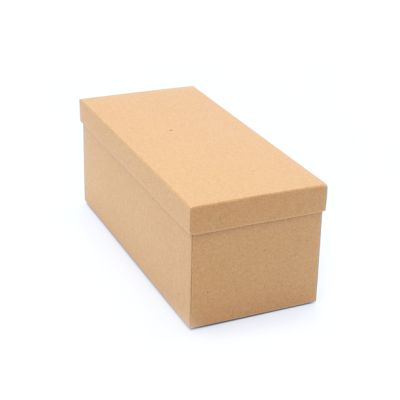 20x9x8cm. NO INSERT. Kraft gift box.