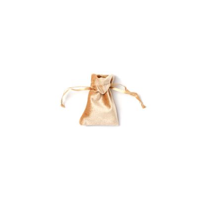 7x5cm. Natural colour velvet pouch