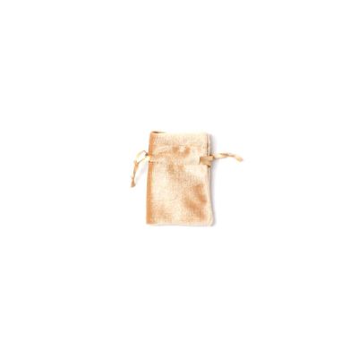 7x5cm. Natural colour velvet pouch