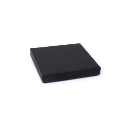 12x12x2cm. Black gift box.