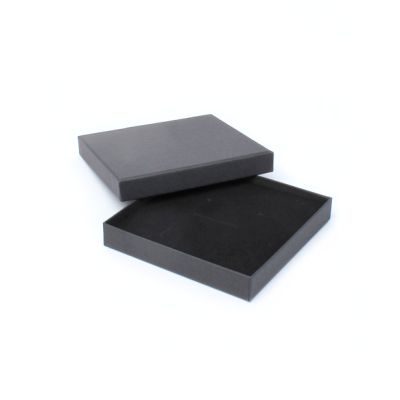 Size: 12x12x2cm. Black gift box with lid