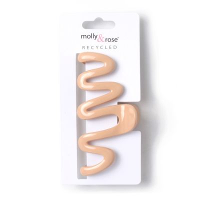 Recycled wavy plastic clamp 10cm