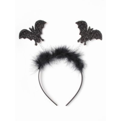 Black glitter bat deeley bopper