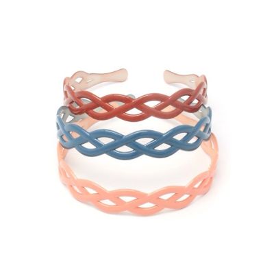 2cm wide weave aliceband in 3 colours