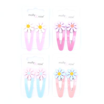 Card of 2 plastic daisy sleepies. 5cm.