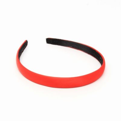 1.5cm wide Red satin aliceband