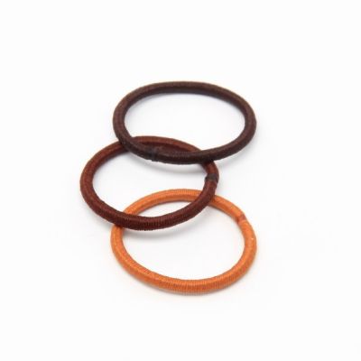 Mini elastics - Browns - Card of 20 - 2mm thick