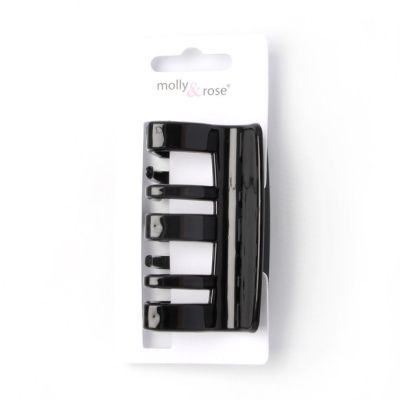 Rectangular Black clamp 8cm