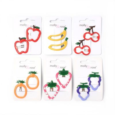 Fruit shaped epoxy sleepies 4cm
