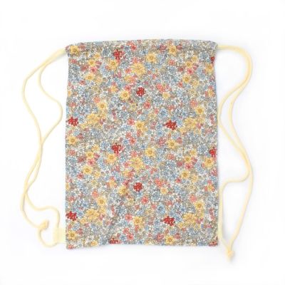 Children's floral drawstring bag 35x25cm