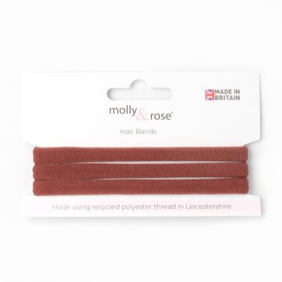 UK made - Recycled polyester elastics - Brown - XL