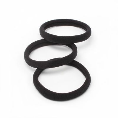 UK made - Recycled polyester jersey elastics - Black