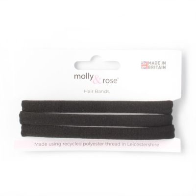 UK made - Recycled polyester elastics - Black - XL