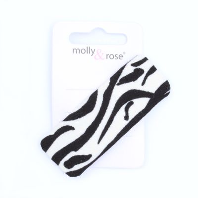 Large monochrome animal print sleepie 7.5cm