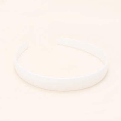 2cm wide D profile plastic aliceband core