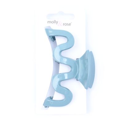 Wavy plastic clamp 9cm