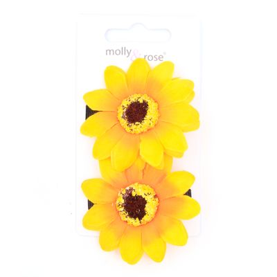 Card of 2 Sunflower Clips 5cm