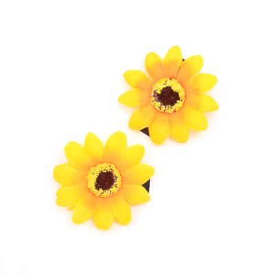Card of 2 Sunflower Clips 5cm