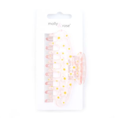 Daisy print transparent clamp 9cm