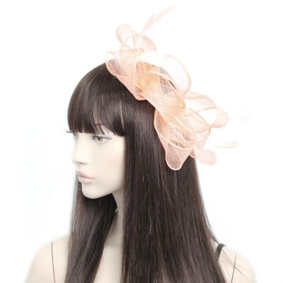 Style Camille. Nude Fascinator On A Comb