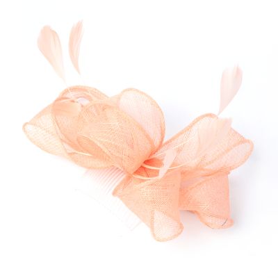 Style Camille. Nude Fascinator On A Comb