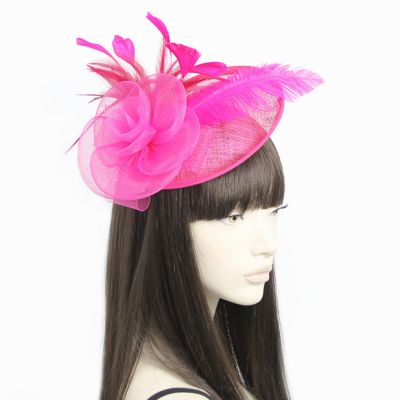 Style Heather. Large Sinamay Hatinator On An Aliceband