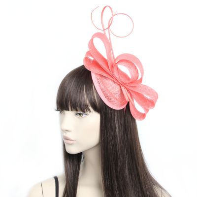Style Zara. Ostrich quills sinamay fascinator on an aliceband