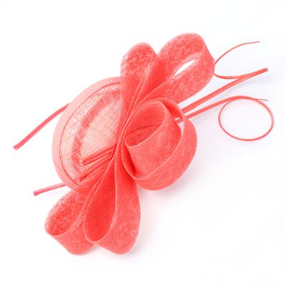 Style Zara. Ostrich quills sinamay fascinator on an aliceband