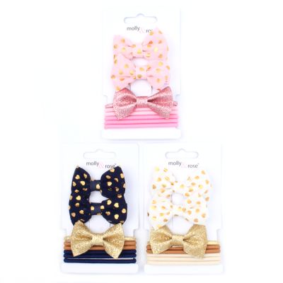 Bow Clips & Elastics Set