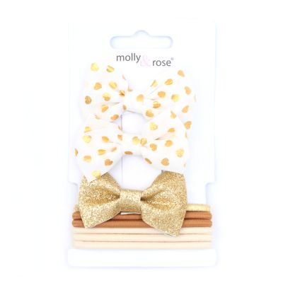 Bow Clips & Elastics Set