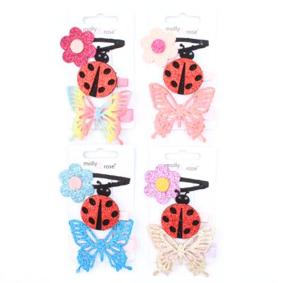 Assorted Glitter Nature Clips & Sleepie Set