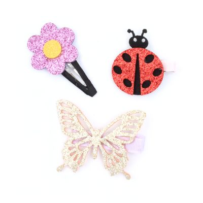 Assorted Glitter Nature Clips & Sleepie Set