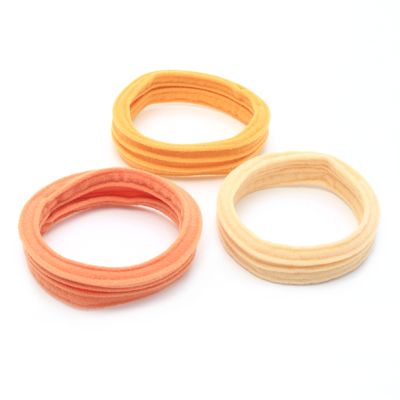 Jersey elastics - Assorted - Card of 3 - 1.2cm thick
