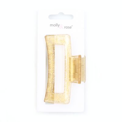 Glitter open rectangular clamp 8cm