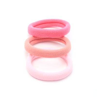 Jersey elastics - Pinks - Card of 6 - 8mm thick