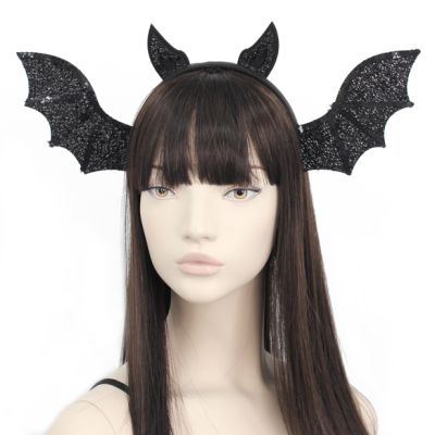 Halloween bat ears and wings aliceband