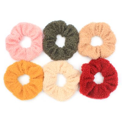 Regular - Boucle fabric scrunchie. Dia.11cm