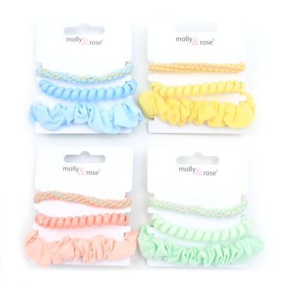 Scrunchie, elastic & telephone cord set