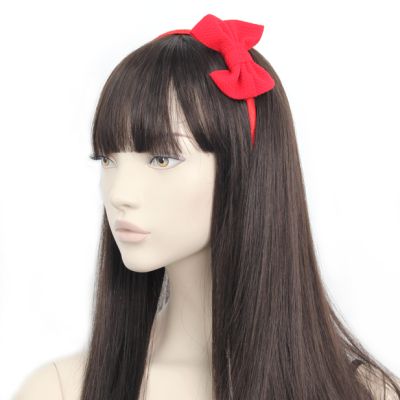 1cm wide brightly coloured bow aliceband