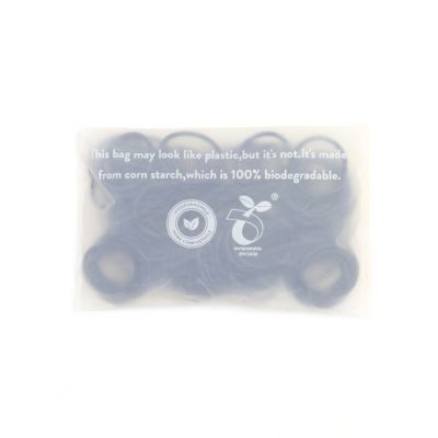 Bulk mini elastics - Black - Pack Of 100 - 2mm Thick