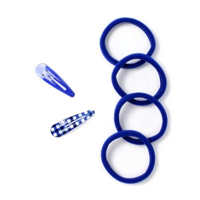 Royal Blue sleepies and jersey elastics set
