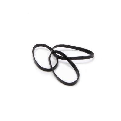 Polyurethane bands - Black - Pack of 800 - 1mm thick