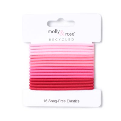 Recycled elastics - Pinks - Card of 16 - 3mm thick