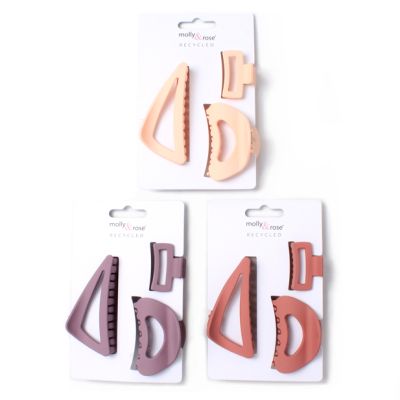 3 piece clamp set in Neutral shades