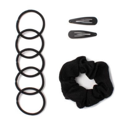 Scrunchie, Sleepies & Elastics Set in Black