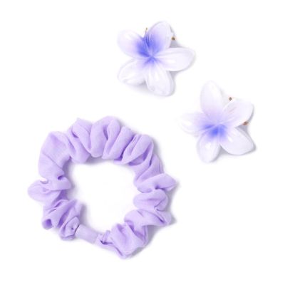 Small scrunchie and hibiscus mini slamp set