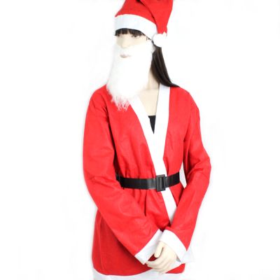 Adult size Christmas Santa suit. 5 piece