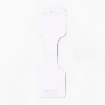 White hanging cards. Pack of 50