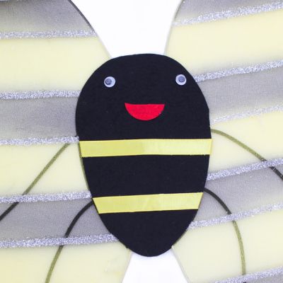 Bumble Bee wings with face and deeley bopper set
