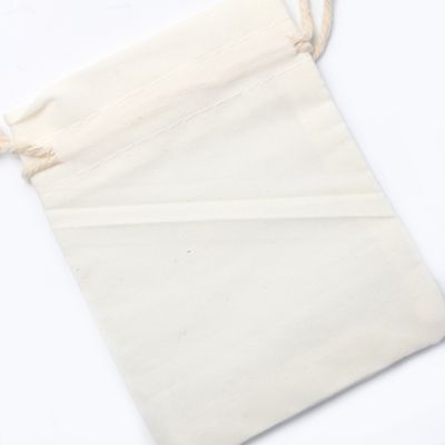 Size:10x8cm Off White *Creased* 100% cotton bag